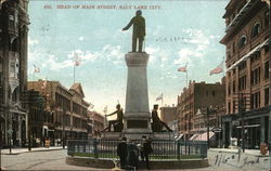 Head of Main Street Salt Lake City, UT Postcard Postcard Postcard