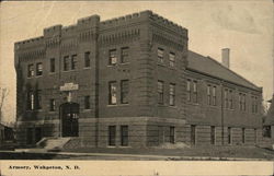 Armory Wahpeton, ND Postcard Postcard Postcard