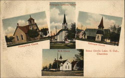 Churches Postcard