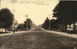 Main Street, Looking South Postcard