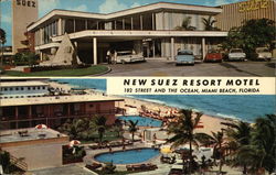 New Suez Resort Motel Postcard