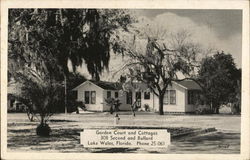 Garden Court and Cottages Postcard