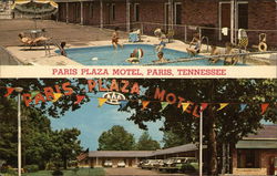 Paris Plaza Motel Postcard