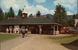 The Train Station, Santa's Village Postcard