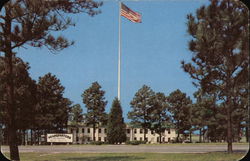 Headquarters at Fort Jackson Postcard