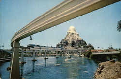 Monorail and Matterhorn Mountain Postcard