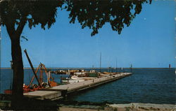 Yacht Basin on Lake Michigan Sheboygan, WI Postcard Postcard Postcard