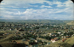 Panoramic View of Town Postcard