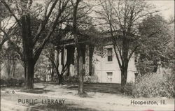 Public Library Postcard