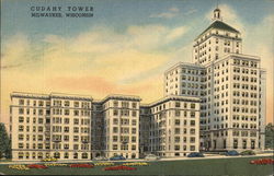 Cudahy Tower Hotel Milwaukee, WI Postcard Postcard Postcard