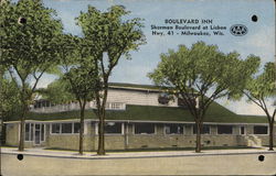 Gaulke's Boulevard Inn Milwaukee, WI Postcard Postcard Postcard