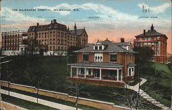 The MIlwaukee Hospital Postcard