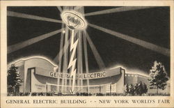 General Electric Building 1939 NY World's Fair Postcard Postcard Postcard