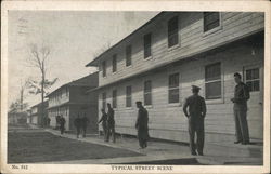 Typical Street Scene Fort Dix, NJ World War II Postcard Postcard Postcard