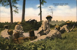 Advanced Radio Post Postcard