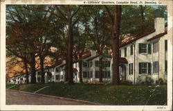 Officer's Quarters, Lumpkin Road Postcard