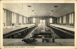 Mess Hall, Camp Roberts Postcard