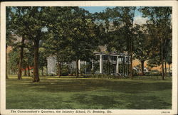 Fort Benning - Infantry School, Commander's Quarters Columbus, GA Postcard Postcard Postcard