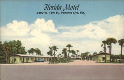 Florida Motel Panama City, FL Postcard Postcard Postcard