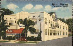 Hotel Sevilla St. Petersburg, FL Postcard Postcard Postcard