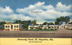 Normandy Court St. Augustine, FL Postcard Postcard Postcard