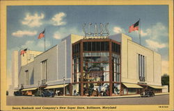 Sears, Roebuck and Company's New Super Store Baltimore, MD Postcard Postcard Postcard