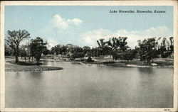 Lake Hiawatha Kansas Postcard Postcard Postcard