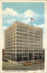 Central Building Wichita, KS Postcard Postcard Postcard