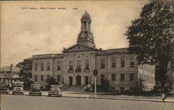 City Hall Waltham, MA Postcard Postcard Postcard