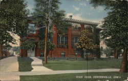 View of Elks Club Centerville, IA Postcard Postcard Postcard