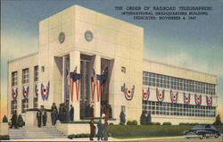 The Order of Railroad Telegraphers International Headquarters Building Postcard