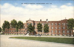 St. Mary's Hospital Rhinelander, WI Postcard Postcard Postcard