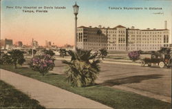 New City Hospital on Davis Islands Tampa, FL Postcard Postcard Postcard