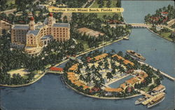 Aerial view of Nautilus Hotel Postcard