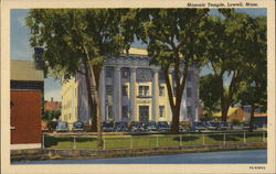 Masonic Temple Postcard