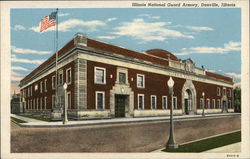 Illinois National Guard Armory Postcard