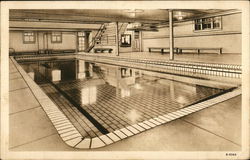 Western Military Academy, Swimming Pool Postcard