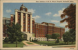 New Addition of the St. Marys Hospital Rochester, MN Postcard Postcard Postcard