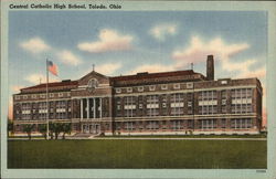 Central Catholic High School Toledo, OH Postcard Postcard Postcard