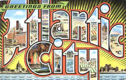 Greetings From Atlantic City Postcard