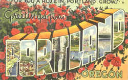 Greetings From Portland Oregon Postcard Postcard