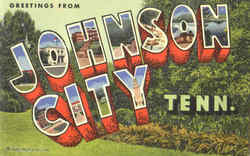 Greetings From Johnson City Tennessee Postcard Postcard