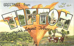 Greetings From Tifton Postcard