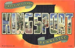 Greetings From Kingsport Tennessee Postcard Postcard