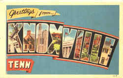 Greetings From Knoxville Postcard