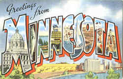 Greetings From Minnesota Postcard Postcard