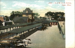 B. & M. R. R. Station Postcard