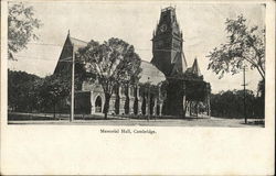 View of Memorial Hall Postcard