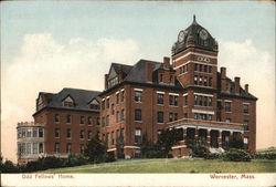 Odd Fellows Home Postcard