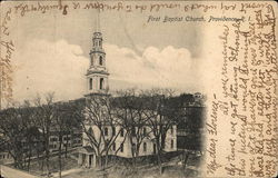 First Baptist Church Providence, RI Postcard Postcard Postcard